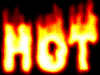 Flaming HOT text